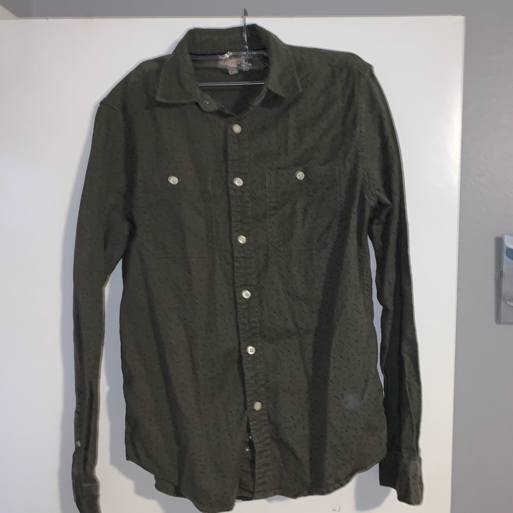 Cape Juby dress up green shirt